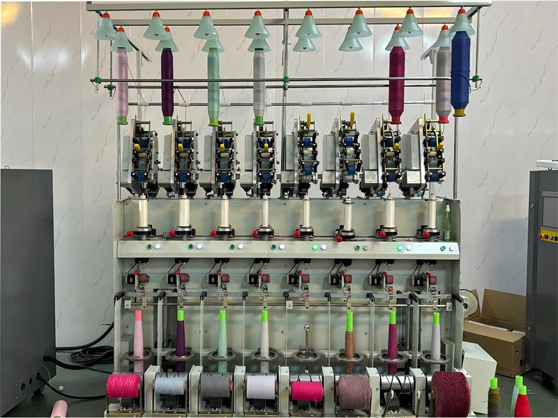 ئېسىل بۇرمىلاش ماشىنىسى ئۈزۈك بوببىن قوش رەڭ